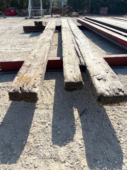 3 Bridge Timbers - 26 feet long