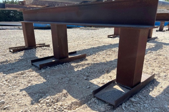 Set of Heavy Duty Material Racks - Contents on top not included