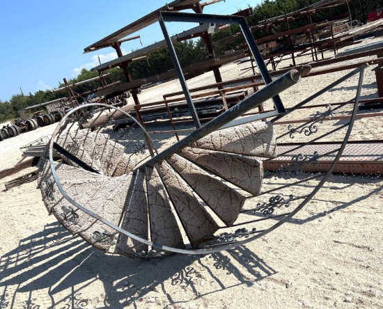 Rod Iron Spiral Staircase