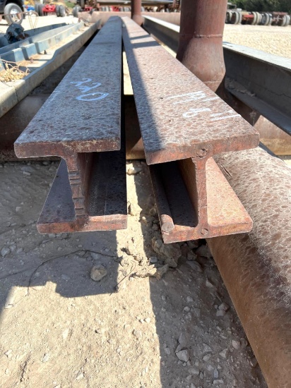 2-pieces of I-beam 19 ft 8 in long and 3/4 inch thick