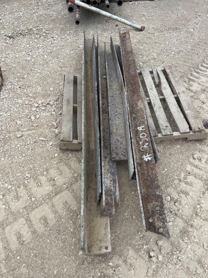 Pallet of miscellaneous angle iron.