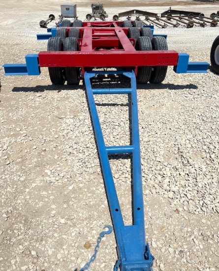 3 Axel Air Ride Transport Dolly with Outriggers and Tongue - Comes with Title