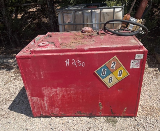 Metal Fuel Tank with Fill Right 12V DC Pump