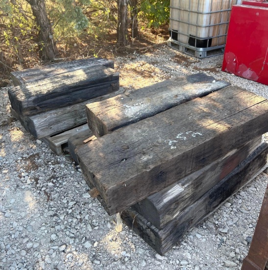 2 Pallets of Creosote Timbers