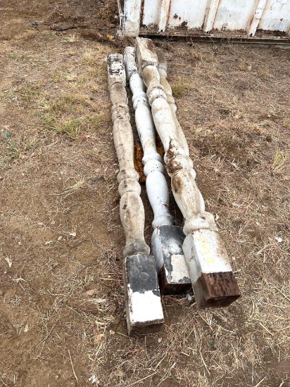 4 Antique Posts