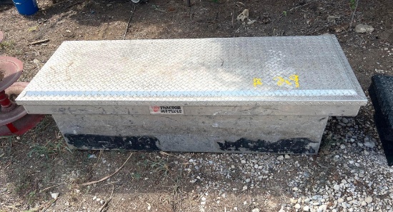 Diamond Plated Tool Box with Contents