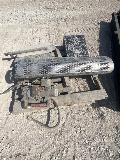 Pallet of Misc. Truck Parts, Battery Box, Mud Flaps, Smoke Stack Cover