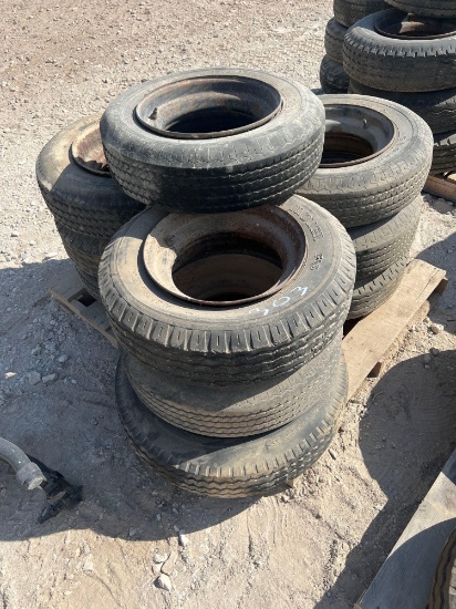 Pallets of Trailer House Tires