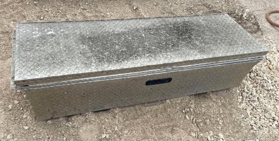 Diamond Plate Toolbox with Contents