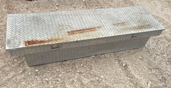 Diamond Plated Toolbox with Contents