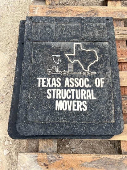Set of Texas Association of Structural Mover Mud Flaps