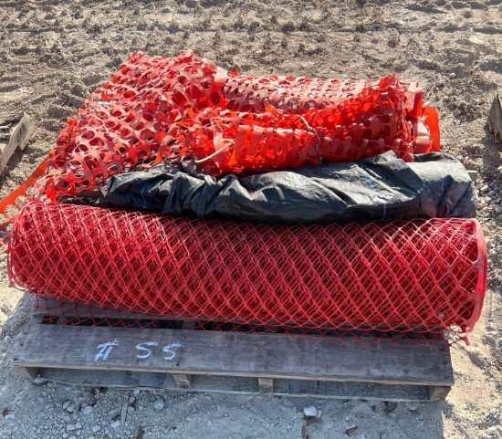 Pallet of Construction Fencing