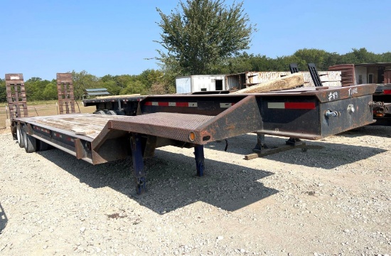 1982 Nuttrall Lowboy Equipment Trailer 41 ft