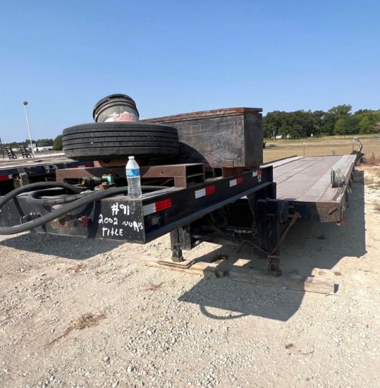2002 Norris Container Trailer with Hydraulic Ramp