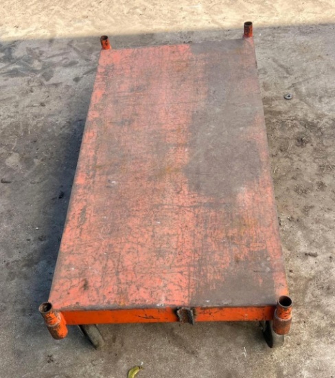 Metal Warehouse Cart with Casters