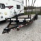22 ft PJ Equipment Trailer with Tilt Bed - Comes with Title