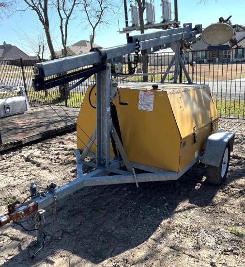 Warren Power System Light Tower - Works - 2723 hrs