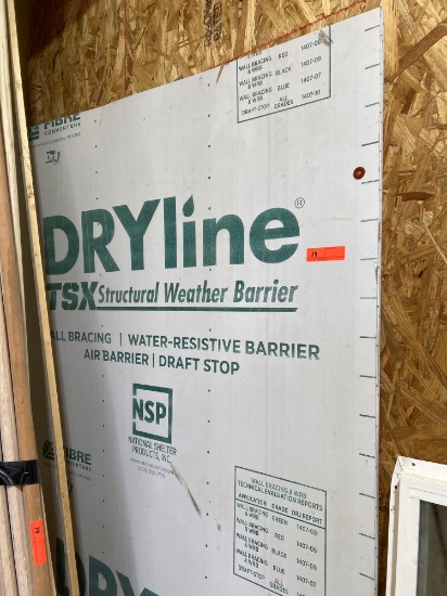 5 Sheets of Dry Line TSX Structural Weather Barrier