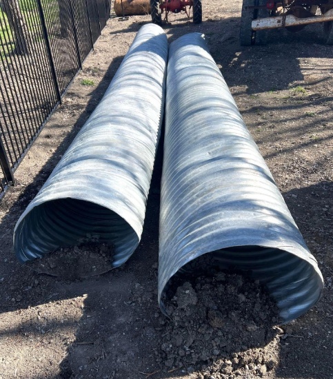 2 pieces of Culvert 24 in x 24 ft