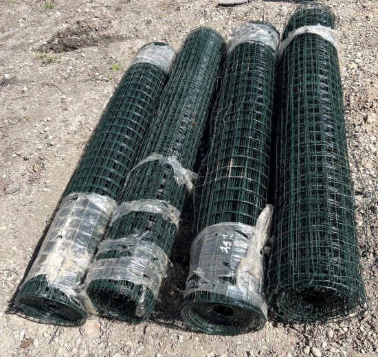 4 Bundles of Coated Chicken Wire