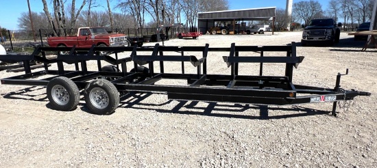 2023 Double A Hay Bale Trailer - Comes with Title