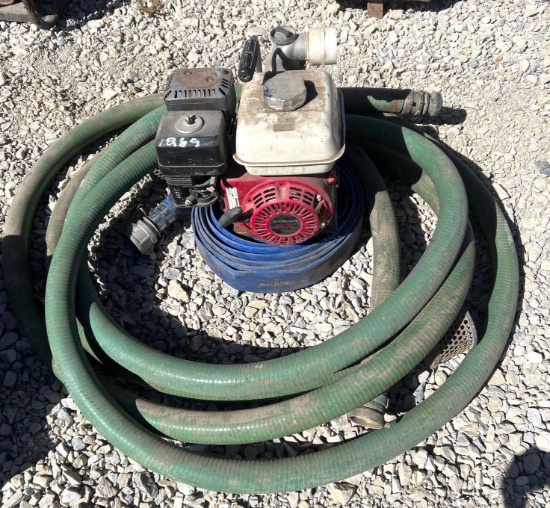 Honda Pressure WH20X Trash Pump with Hoses