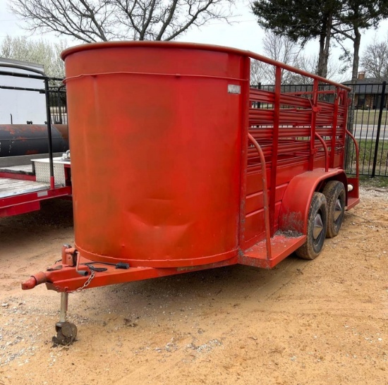 WW Stock Trailer 5x14 with Center Catch Gate - Comes with Bill of Sale