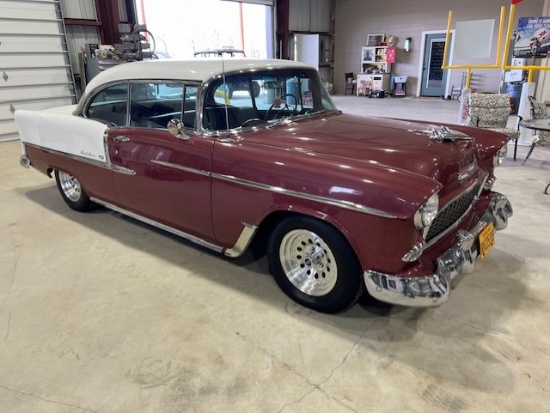 1955 Chevy Bel Air 2 Door Hardtop Car - 505 miles - Total Frame Up Restoration - Comes with Title