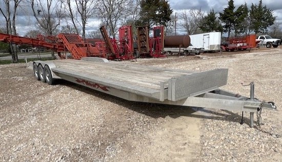 34 ft Triple Axle Aluminum Wolverine Trailer - Comes with Title