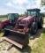 8560 Mahindra Tractor 4x4 with Front Loader - Comes with Bucket and Pallet Forks - 1211 hours