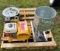 Pallet of Misc. Grout Pump, Clutch Air Hose, Engine Blower