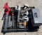 Pallet of Misc. Nail Guns, Leaf Blowers, Hitch, Clippers, and Toolbox