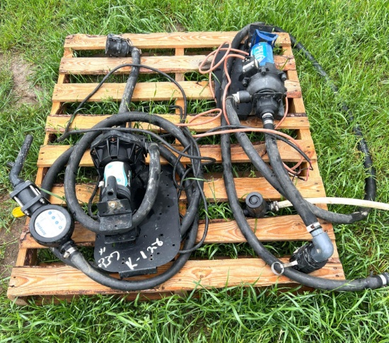 Pallet of 2 Pumps - Dura-Pump and a PH6 Plastic Herbicide Pump