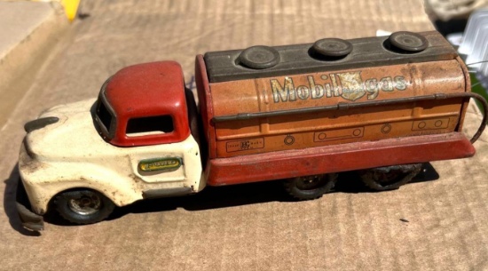 Vintage Metal Mobile Gas Truck