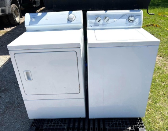 Lot of Speed Queen Washer and Maytag Dryer - Both Work