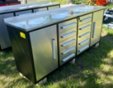 Stainless Steel Toolbox - Brand New