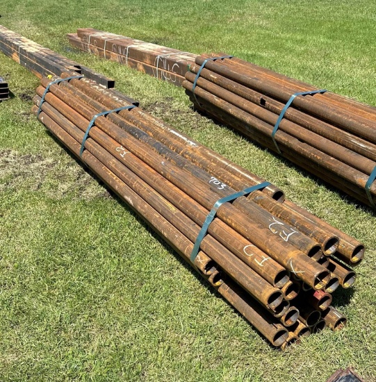 2 - 7/8 inch Posts - 37 pieces by 8 foot length