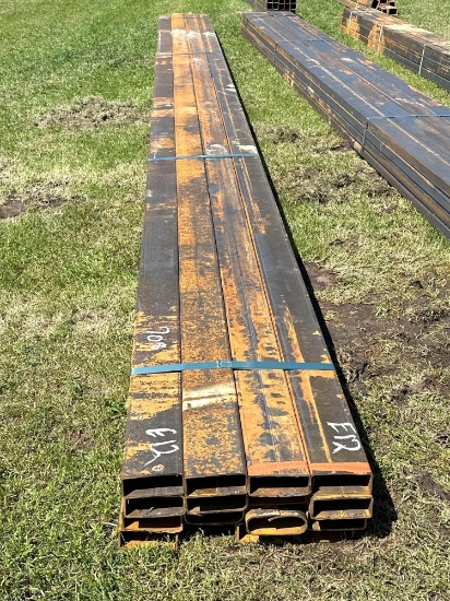 2x5 Rectangular Tubing - 11 gauge - 16 pieces at 25 feet long