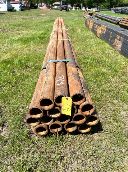 Bundle of 2 7/8 pipe - 17 foot long - Quarter inch thick