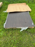 17 pieces of woodgrain Plastic Sheeting Covering - Can use over walls inside or outside buildings