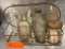 Antique Bottles and Carrier