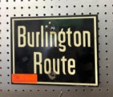 Burlington Northern Train Sign