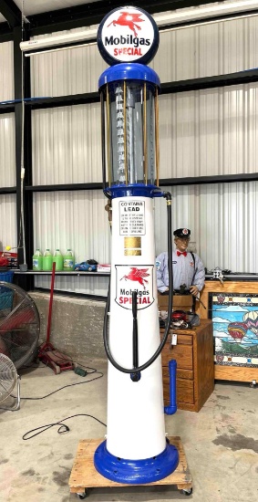 Original Collector Wayne Mobile Gas Pump with True Vintage Real Glass for Pump