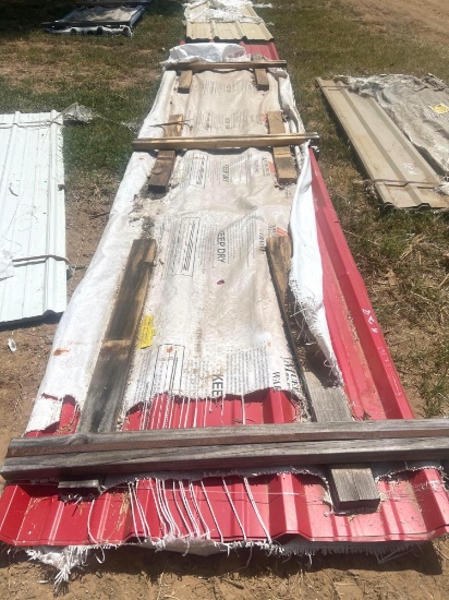 Red R-Panel - 16 foot - 3 pieces - New