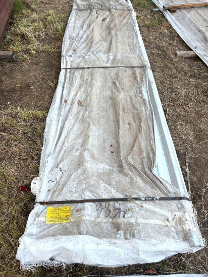 Bundle of Galvanized R-Panel - 16 pieces 8 ft 6 in and 20 pieces 12 ft 10 in - New