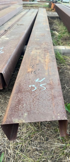 1 Stick of C Purlin - 8 in x 15 ft