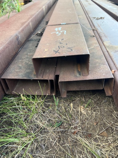 C Purlin - 8 in x 10 ft - 5 pieces