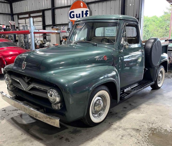 1955 Ford F-100 V8 - Odometer shows 01421 miles -Runs and drives great- Comes with Blue Texas Title