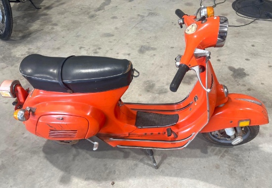 1975 Vespa 125 Scooter - Runs and Drives - 2,807 miles - Comes with Title