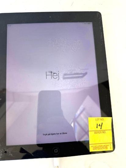 Apple iPad - Turns On - Screen is Broke in Corner